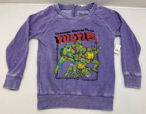 lot 183 image: Vintage TMNT Rear Zip Up Sweatshirt (NEW WITH TAGS) Size Small