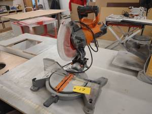 lot 17 image: Ridgid R4113 10 Miter Saw...