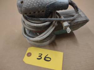 lot 36 image: Bosch Palm Sander...