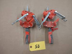 lot 58 image: (2) Bessey Corner Clamps...
