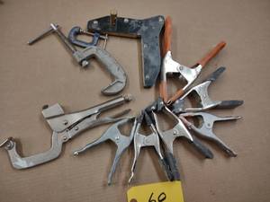 lot 60 image: Assorted Clamps...