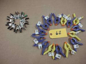lot 62 image: Assorted Clamps...