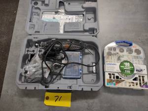 lot 71 image: Dremel Rotary Tool with Accessories...