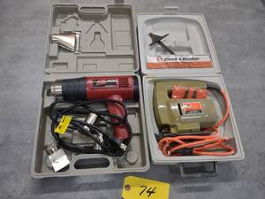 lot 74 image: Jig Saw & Heat Gun...