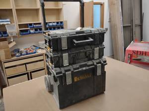 lot 180 image: Dewalt Detachable Rolling Toolbox...