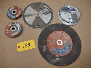 lot 183 image: Assorted Saw Blades...