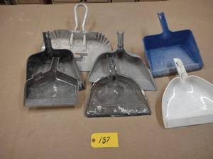 lot 187 image: Assorted Dust Pans...