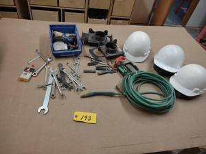 lot 193 image: Tools, Air Hose, & Misc....