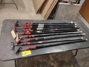 lot 217 image: (11) Zip Poles...