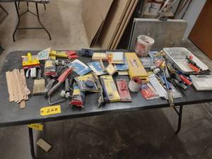 lot 222 image: Painting Tools...