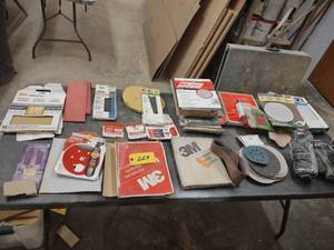 lot 224 image: Sanding Supplies...