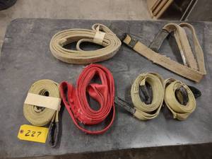 lot 227 image: LiftingTow Straps...