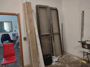 lot 151 image: Glass Panel Garage Door, Aluminum F...