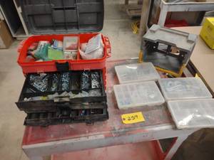 lot 259 image: (2) Boxes With Assorted Hardware...