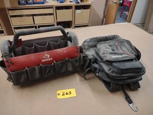 lot 263 image: (2) Tool Bags...