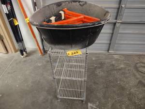 lot 265 image: Rack, Tub, & Misc....