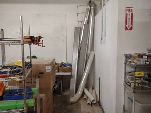 lot 271 image: Ductwork & Misc. Standing in Corner...