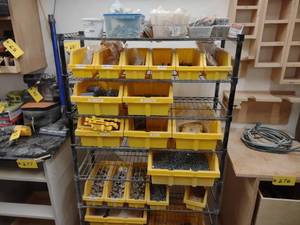 lot 282 image: Wire Cart with Hardware...