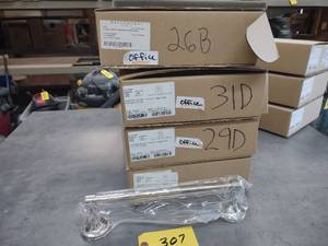 lot 307 image: (4) Waterworks 12 Metal Towel Bar ...