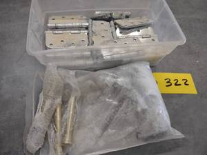 lot 322 image: Assorted Hinges & Door Stops...