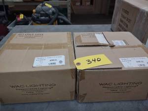 lot 340 image: (2) Wac Lights...
