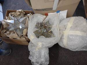 lot 346 image: (3) Hanging Lights...