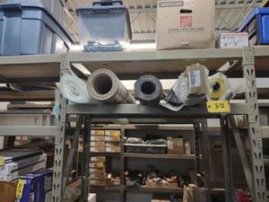 lot 375 image: Assorted Rolls Fabric & Misc...