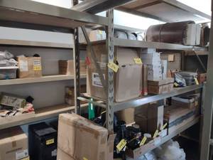 lot 396 image: Row of Bulk Shelving, 20x8x2, an...