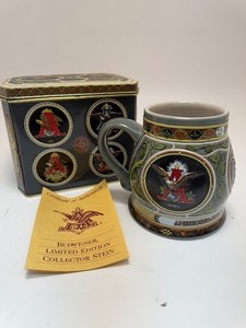 Anheuser-Busch Budweiser Beer Historical A & Eagle Series Stein