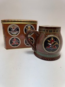 lot 13 image: Anheuser-Busch Budweiser Beer Historical A & Eagle Series Stein 1930 Edition