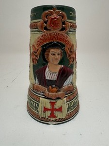 lot 18 image: 500th Anniversary Collectors Stein Discovery of the New World