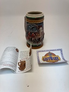 lot 27 image: Anheuser-Busch 1997 Budweiser Holiday Stein
