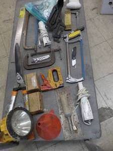 lot 28 image: Lot of Tools, Trimmer, Saws and mor...