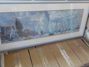 lot 37 image: Prints Plus SailBoat Framed Print 1...