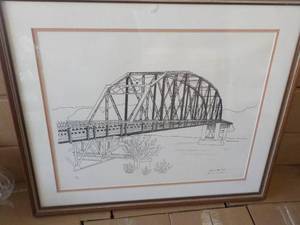 lot 42 image: R.D. Van Hale Framed Print 157500...