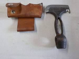lot 113 image: Cast Iron Skachet in a leather hold...