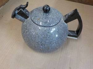 lot 135 image: Granite Ware Teapot...
