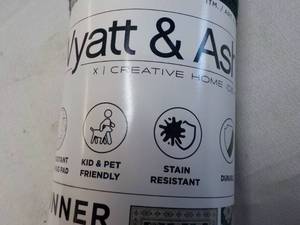 lot 159 image: Wyatt and Ash 24 x 72 Runner  Beat...