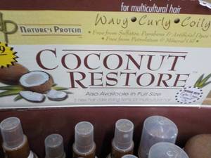 lot 190 image: 37 pc Display Coconut Restore Produ...