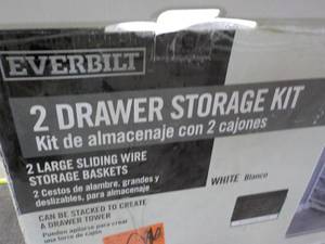 lot 192 image: Everbitt 2 Drawer Storage Kit...