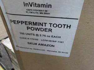 lot 193 image: Case of Invitamin Peppermint Tooth ...
