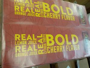 lot 221 image: 2 ct 12 packs Ski Cherry...