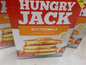 lot 228 image: 3 ct 32 oz boxes Hungry Jack Butter...