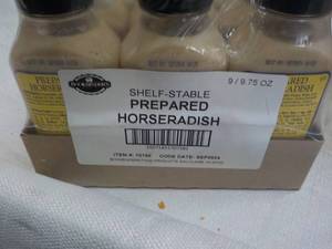 lot 230 image: 9 ct 9.75 oz Horse Radish...