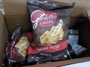 lot 238 image: 7 ct 3 oz Bags Gardettos Chips...