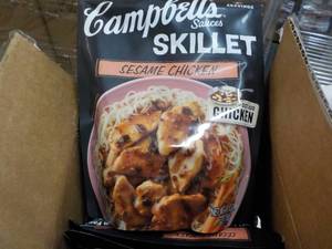 lot 242 image: 6 ct 11 oz pkgs Campbells Seasame C...
