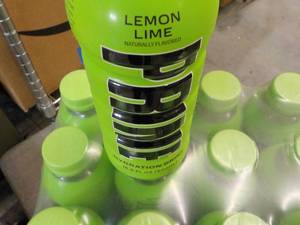 lot 252 image: 12 pack Prime Lemon Lime Hydration ...