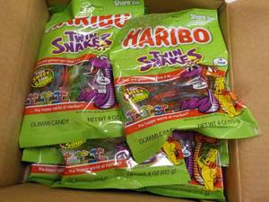 lot 266 image: 12 ct 4 oz bags Haribo Gummies...