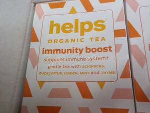 lot 269 image: 96 ct Helps Organic Tea...