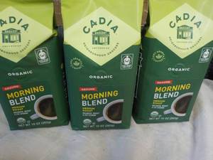 lot 299 image: 3 ct Cadia Organic Morning Blend Gr...